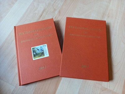 BRD Jahrbuch 2017 komplett m. allen postfrischen Briefmarken Jahrgang Postwertz.