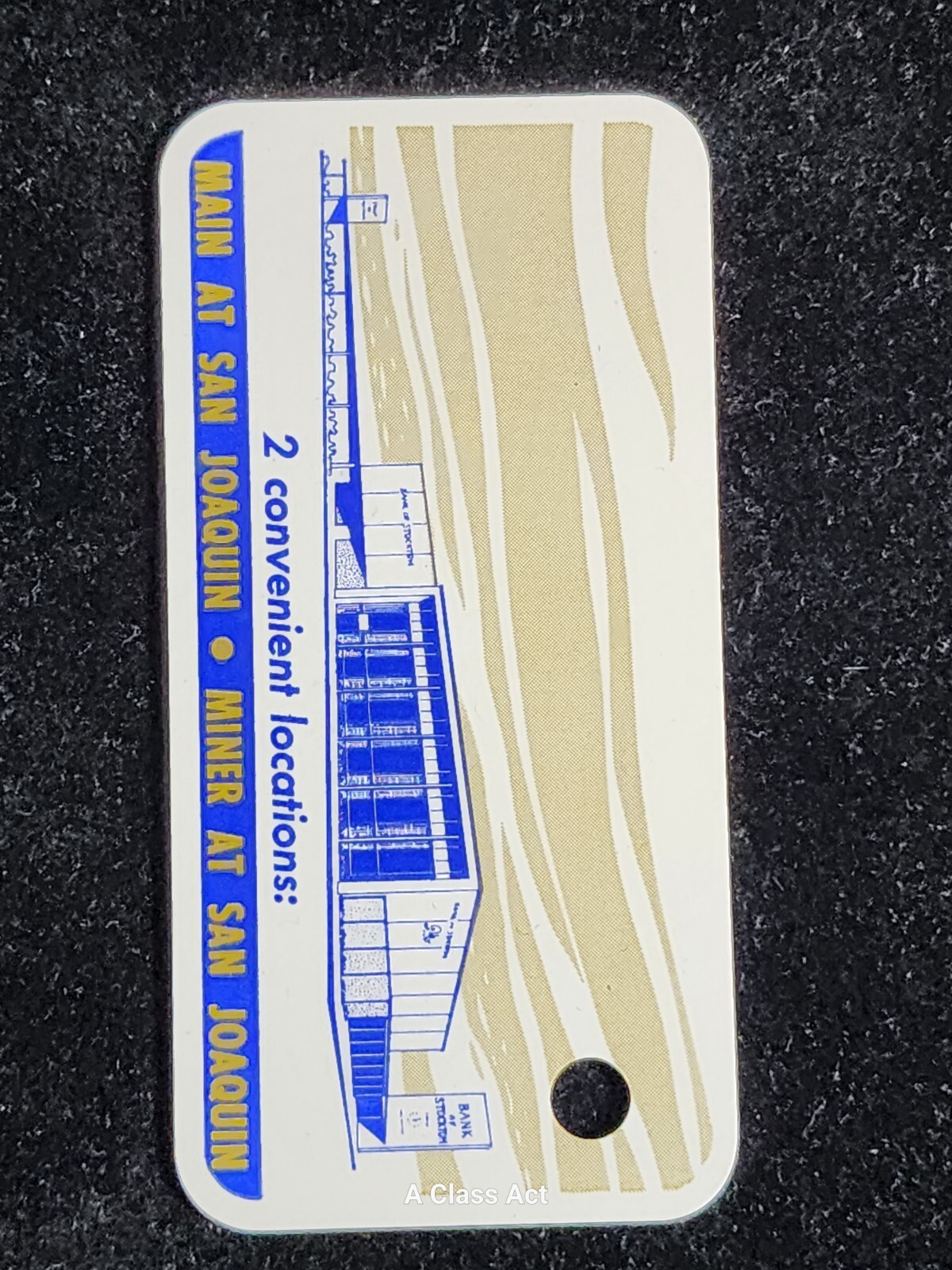 Bank of Stockton  Charge Card. Canceled. Princess size. Our cc2350