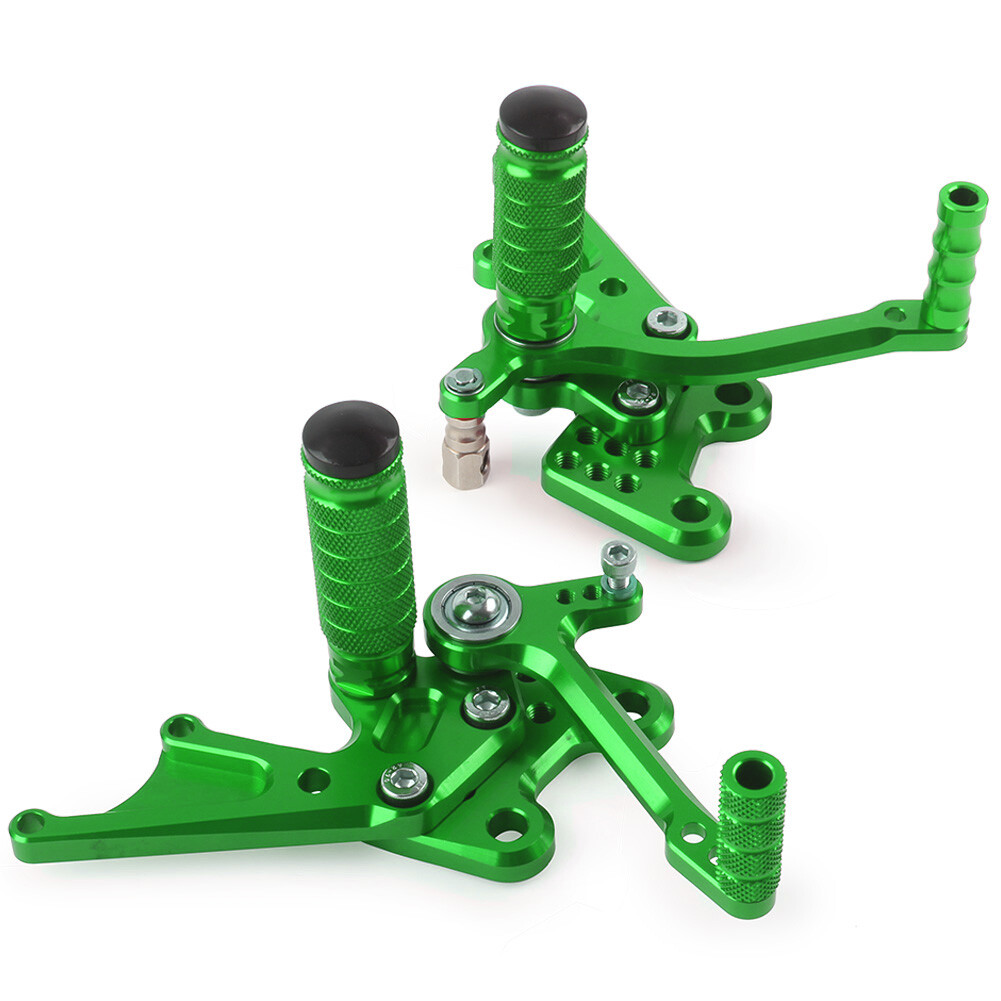 Rearsets Rear Set Foot Pegs Adjustable For Kawasaki Ninja