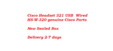 Brand NEW Cisco Headset 321 USB Wired HS-W-320 genuine Cisco Parts