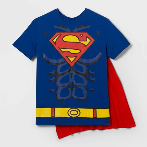 Superman w/ Cape Short Sleeve Halloween 