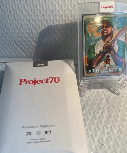 Topps Project 70 38 1969 Reggie Jackson by Andrew Thiele Artist Proof  /51 Frame