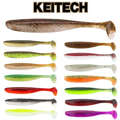 KEITECH Easy Shiner 2'' 3'' 4'' 5'' | Gummiköder Japanische Premium Gummifisch Köder
