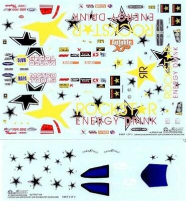 Slixx 7104 Rockstar Energy Charger F/C-Jerry Toliver 1/24 1/25 Drag decal