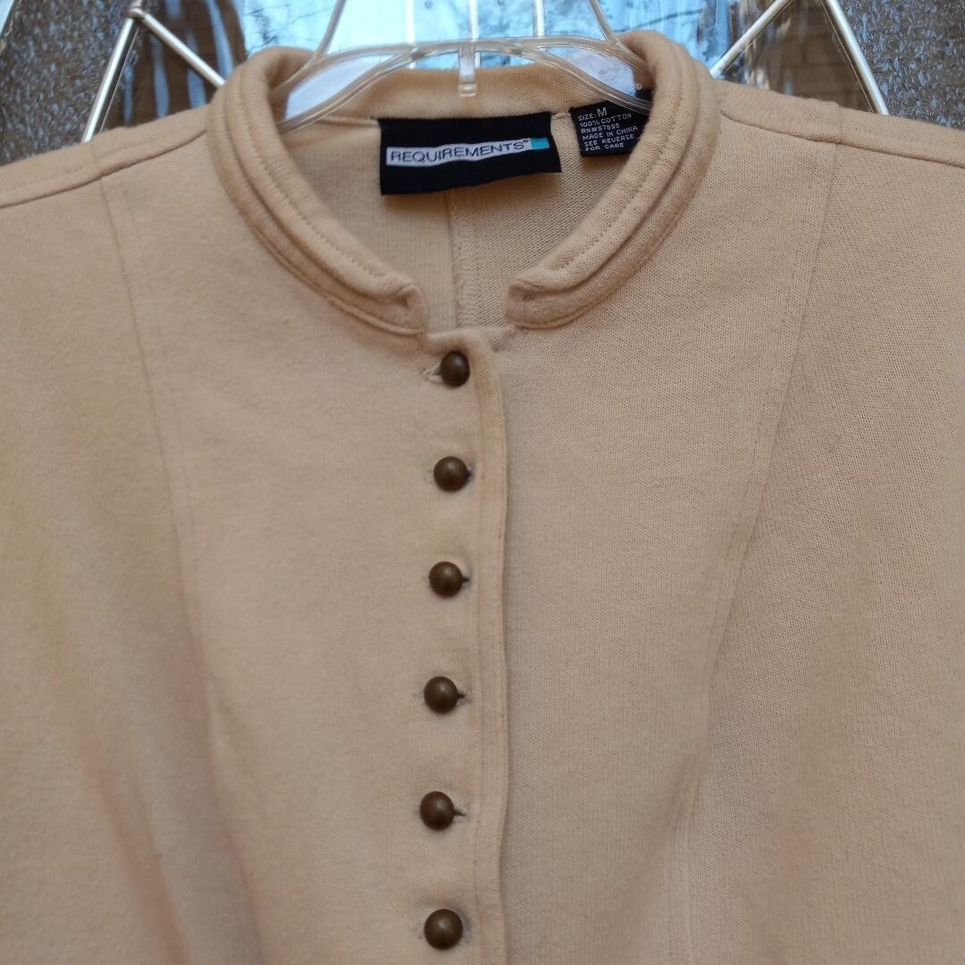 Requirements Stylish Button-down Khaki Blazer/Jac… - image 3