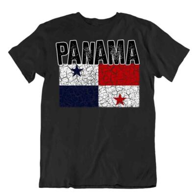 Panama Flagge T-Shirt Andenken Reise Geschenk Patriot Tourismus Nationalstolz