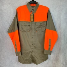 Master Sportsman Outdoor Shirt Gray Mens Button Up Size M Long Sleeve NEW! READ