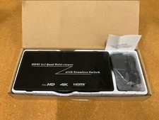 4K HDMI Multi-Viewer 4x1 HDMI Quad Screen Multiviewer 4 in 1 Seamless Switch