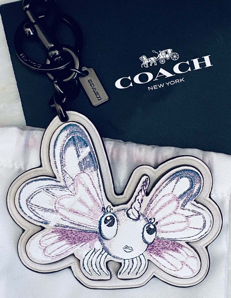 NEW COACH LTD KIKO MIZUHARA UNICORN BUTTERFLY BAG CHARM FOB JAPAN