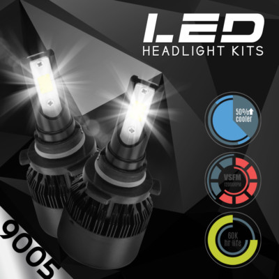 CREE 2-Sided LED Headlight Kit 9005 HB3 1820W 273000LM 6000K Hi Beam White Bulb