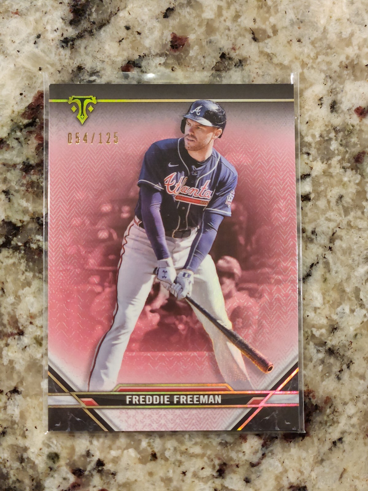 2021 Topps Triple Threads Tourmaline /125 Freddie Freeman #99