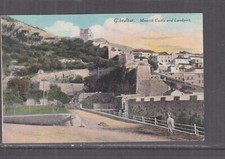 GIBRALTAR, MOORISH CASTLE & LANDPORT, c1910 ppc., unused.