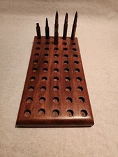 Handmade 50 Count Walnut Reloading Block .243 - 30-06