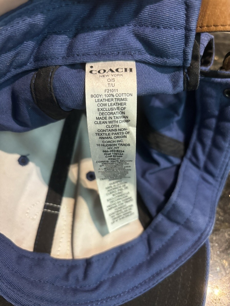 にの COACH Signature C Baseball Hat Cap Blue One Size | eBay