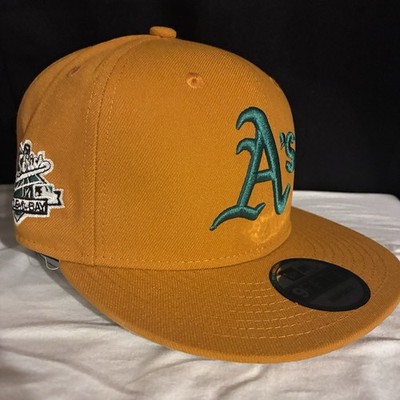 New Era MLB Oakland Athletics Snapback Men s Cap   Orange (59FIFTY)-World Series