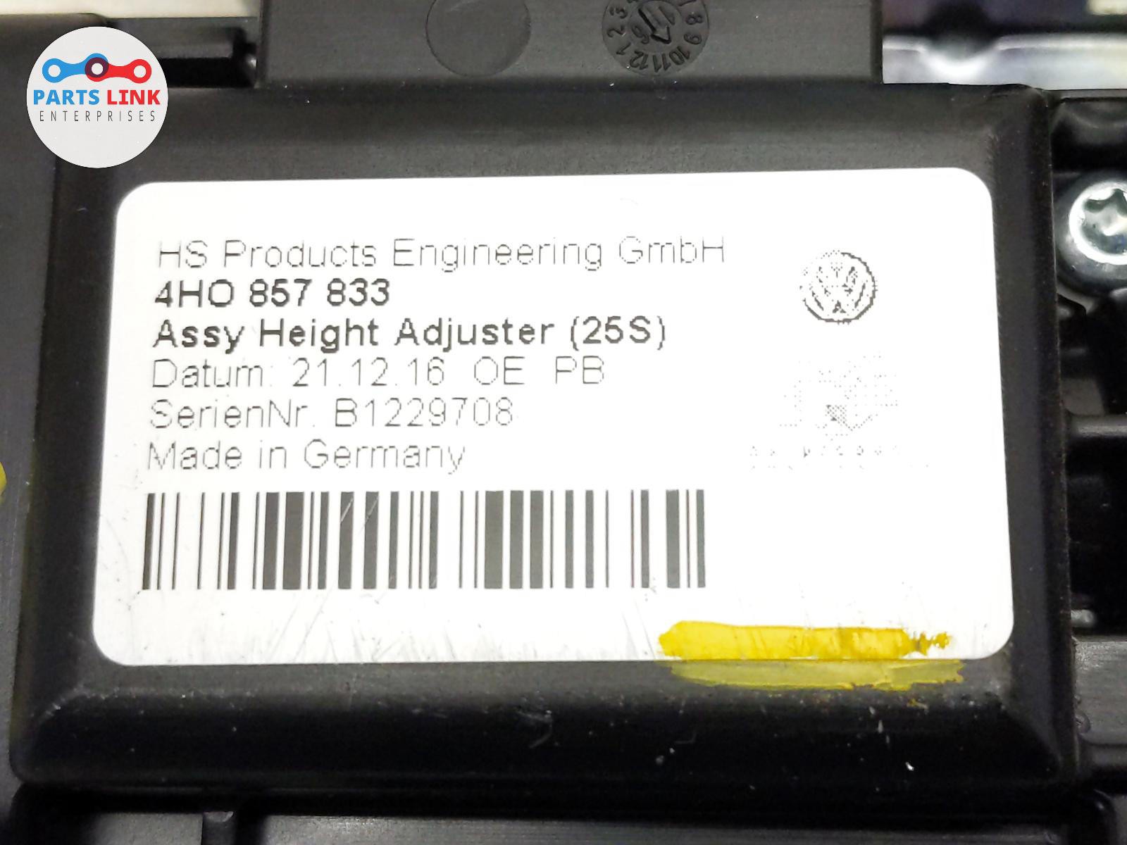 2016-20 BENTLEY BENTAYGA FRONT RIGHT SEATBELT HEIGHT ADJUSTER ACTUATOR PLUG 636