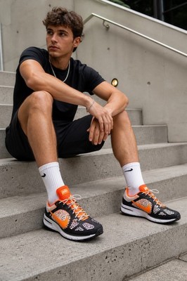 Nike Bowerman Series Running Shoes   Men s Size 10   Black/Orange Zoom Trainers