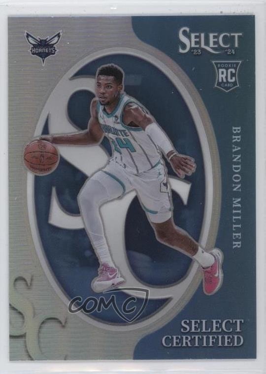 2023-24 Panini Select Select Certified Silver Prizm Brandon Miller #10 11qd