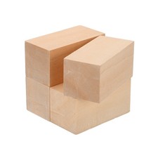 4Pcs Basswood Carving Block, 2"x2"x4" Square Wooden Dowels Blocks