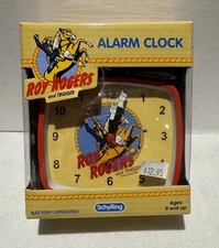 Schylling Roy Rogers & Trigger Wind Up Alarm Clock