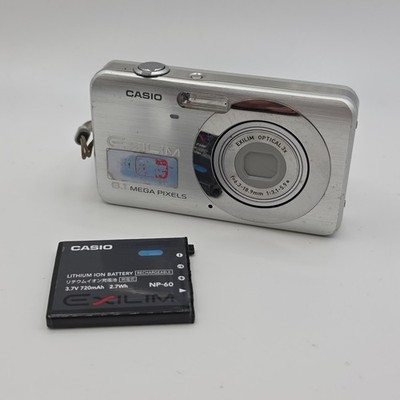 Digitalkamera Casio Exilim EX-Z80 Silber Zustand Gut Getestet Kamera Foto Bilder