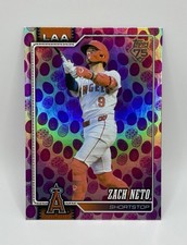 Zach Neto - 2026 Topps Series 1 Holiday #230 - Green & Pink Polka Dots