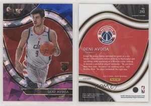 2020 Select Courtside Blue White Purple Cracked Ice Prizm Deni Avdija Rookie RC