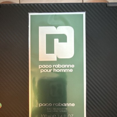 Paco Rabanne Pour Homme Eau de Toilette Spray 3.4 fl oz Regular Size