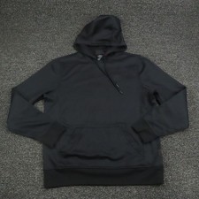 Gerry Hoodie Mens Medium Black Pullover Stretch Logo Outdoor Athletic Sweatshirt