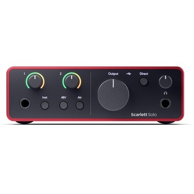 Scarlett Solo 4th Gen: Pro Tools & Ableton Live Included