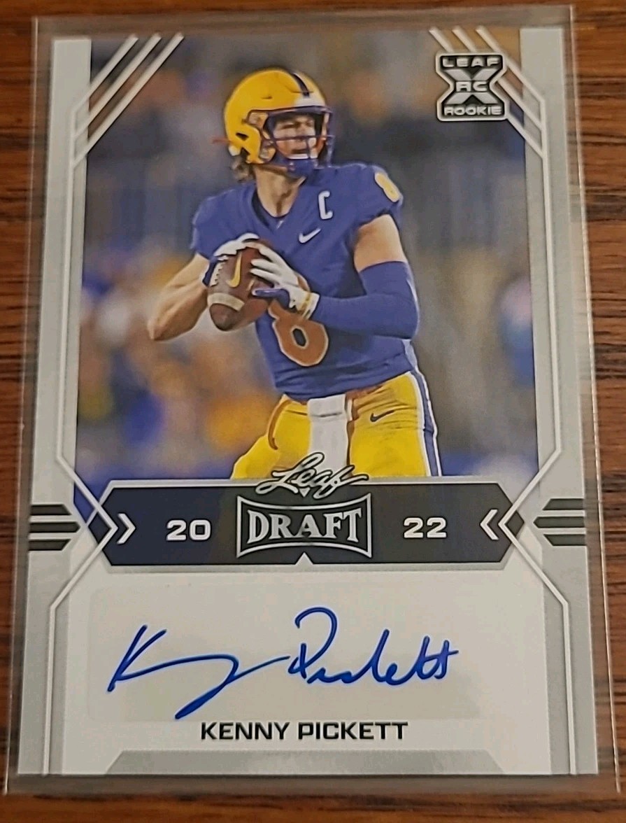 Kenny Pickett Leaf Draft Autographs #BAKP3 Base