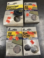 OEM Genuine McCULLOCH Sprocket & Drum Fuel & Oil Cap Air Filter 380 Eager Beaver