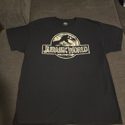 Jurassic Park Men s Graphic T-Shirt Size XL black camel  Logo Tee Universal