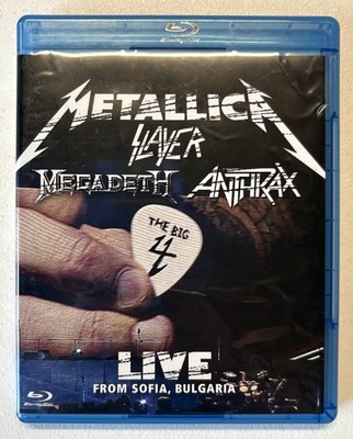 The Big 4: Metallica, Slayer, Megadeath, Anthrax Live Bulgaria Blu-ray w/ Poster