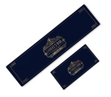Personalised Bar Runner with Custom Text – Ideal for Home Bar, Pub or Café 126