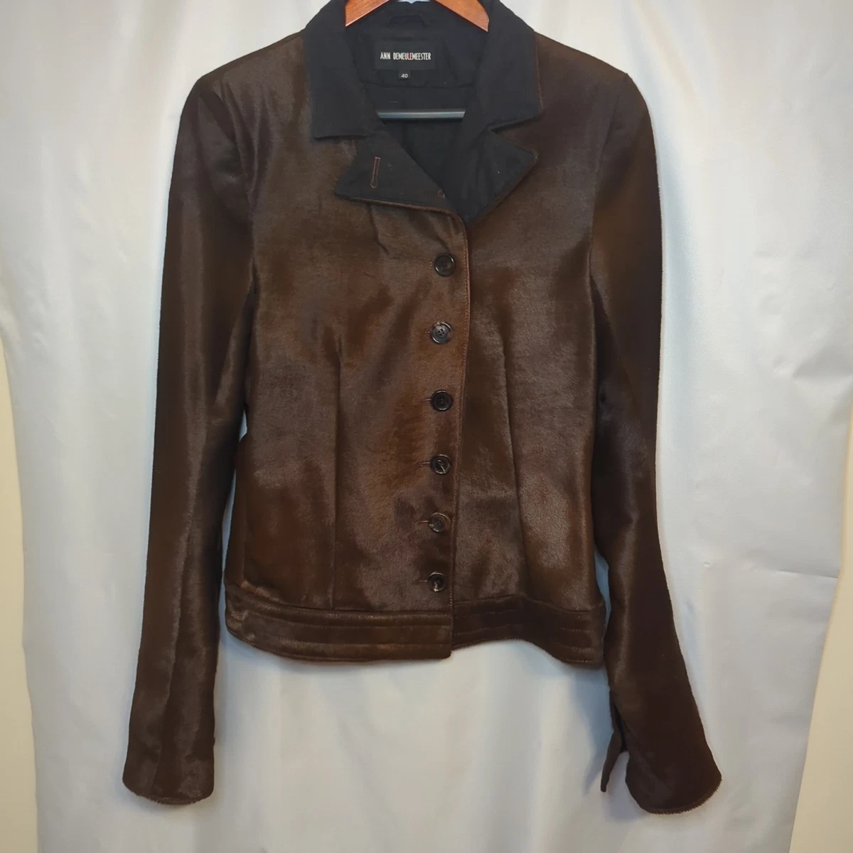 Ann Demeulemeester Coats, Jackets & Vests Leather Outer Shell for
