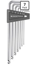 PB Swiss Tools Hex Key Set PB 212Z.LH CN | 100% Swiss Made | 7-Piece Long L-Wren