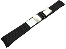 Citizen Skyhawk AT 21mm Black Rubber Watch Band JY0000-02E JY0001-00E