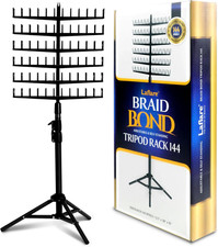 Standing Braid Hair Organizer 144 Pegs Hair Extension Holder, Divider Displa