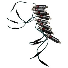 Lot of 8 TRANSTECTOR 1101-810 TCP CCTV MF CCTV VIDEO SURGE PROTECTOR BNC M/F