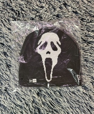 Supreme New Era Ghostface Beanie Black SS26 Brand New | eBay