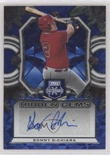 2023 Panini Elite Extra Edition Hidden Gems Blue Sonny DiChiara Auto 02v3