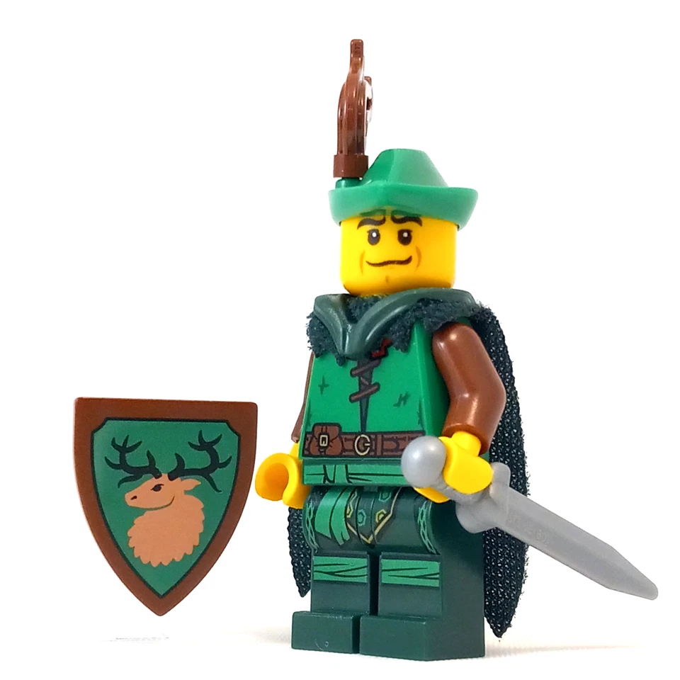 LEGO Castle Elven Dark Forestmen Minifigure Rogue Knight BAM Warrior Forestman - Image 2 of 4