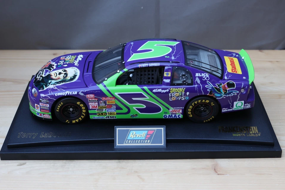 Terry Labonte #5 Kellogg's FRANKENSTEIN 1:18 1997 Monte Carlo NASCAR Revell Club - Image 4 of 4