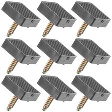 5 Pairs Replacement Heel Caps Stick-on Tips Large for Repairing Shoe