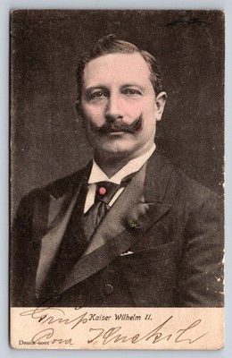 Kaiser Wilhelm II. Portrait Postcard 1905 Posted Reichenberg to Graz Austria