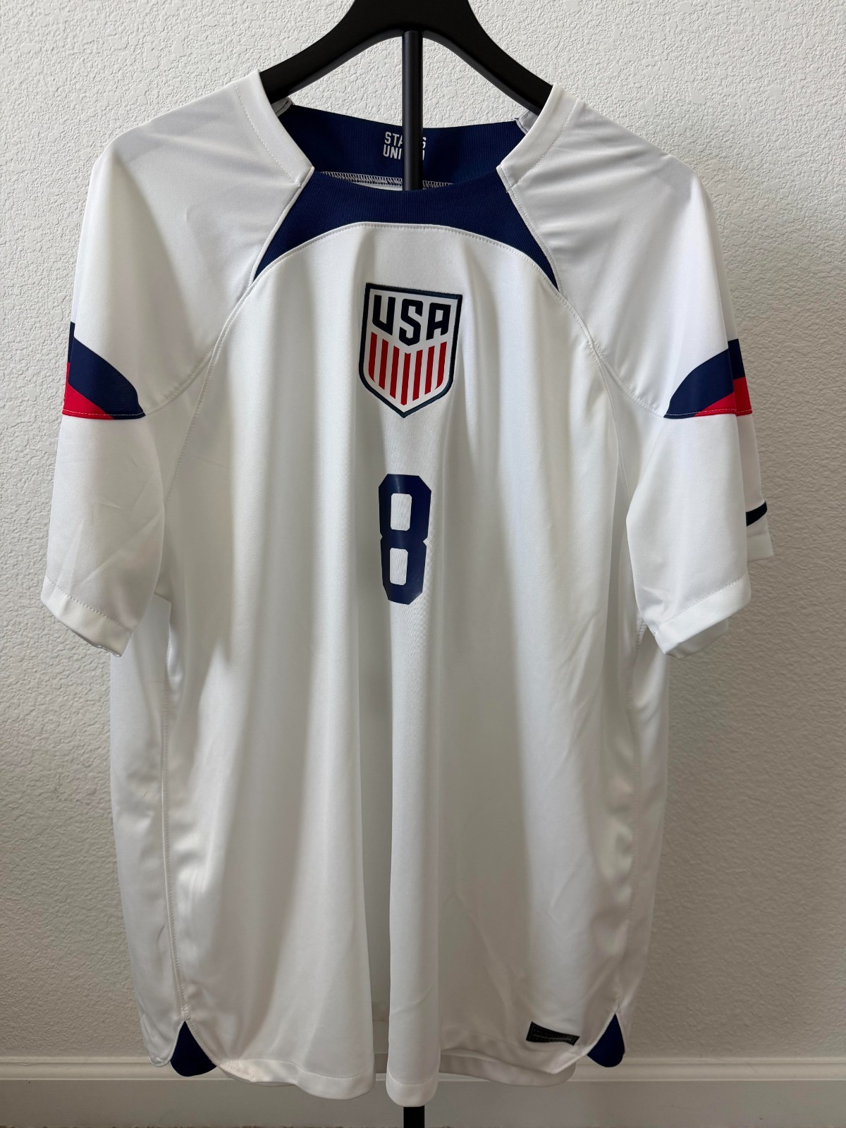 USA 2022 Home Jersey McKennie #8 Nike Soccer Shirt Men's 2XL USMNT