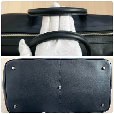 COACH 54765 Voyager Bag Boston Bag Leather Black 2way Bag Big