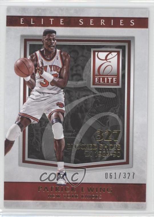 2015 Panini Donruss The Elite Series Production Line /327 Patrick Ewing HOF 0q0
