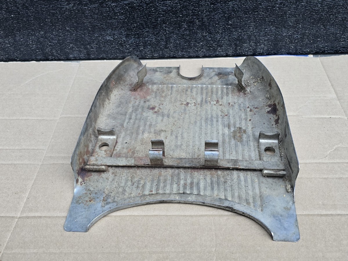 Harley Panhead FLH Shovelhead Under Seat Frame Battery Ribbed